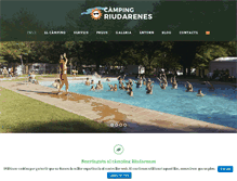 Tablet Screenshot of camping-riudarenes.com